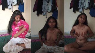 Bengali xxx of Desi Slim Girl Removing Clothes For Fucking Recorded By Boyfriend