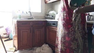 Pakistani Muslim Housewife Fucked from back in Kitchen xxx Porn