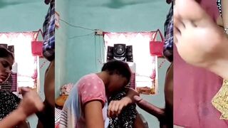 Village Wife Giving Handjob to Husband