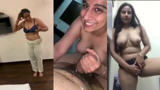 Punjabi Girl Jasmine Sucking Boyfriend Dick Riding Fucking Moaning Hindi Talking