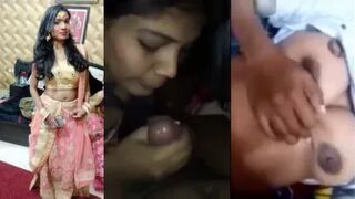 Sexy Slim Desi Girl Sucking Boyfriend Dick Hard Fucking in Hotel Room After Party