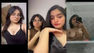 Beautiful South Bombay Glasses Babe Remove her Top Showing her Big Boobs