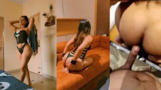 Sexy Indian Girl Teasing Giving Blowjob in Lift then Fucking without Removing Clothes Hard Fucking in Hotel