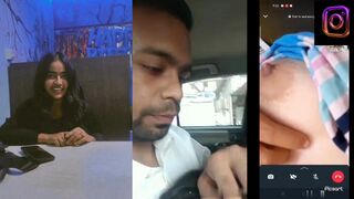 Cute Young Teen College Girl Saifa Enjoying with Boyfriend in Car