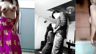 Extremely Sexy Indian Instagram Influencer Kanika Sharma Enjoying with Boyfriend in OYO Nude