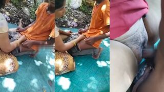 Desi Local Randi First Time Fucking with Virgin Teen Boy in Jungle Hindi