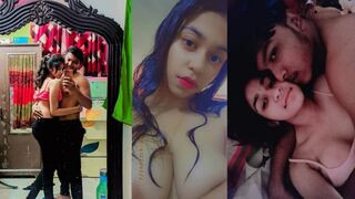 Indian Girl Showing Boobs Fingering Pussy Riding on Boyfriend Dick Fucking When Nobody At Home