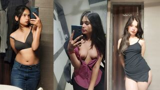 Beautiful Gorgeous High Class South Bombay Babe Teasing Boyfriend Showing her Ass Boobs Pussy