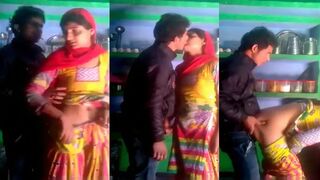 Cheater Bhabhi Giving Fuddi To Lover MMS