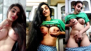 Extremely Sexy High Class Punjabi Babe Boobs Pressed by Boyfriend