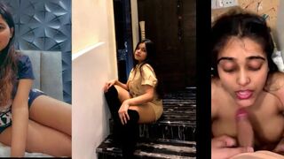 Horny Delhi Girl Giving Blowjob Playing with Dick Pussy Fingered by Boyfriend