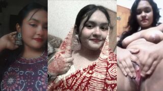 Horny Bengali GF Showing Fingering Her Wet Pussy