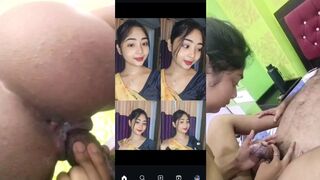 Cute 19yr Young Girl Giving Blowjob Riding Painful Fucked