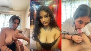 Update - Mallu Horny Babe Giving Blowjob Taking Cum On Boobs