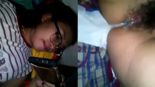 Manipuri Girl Hairy Pussy Filled By Cum