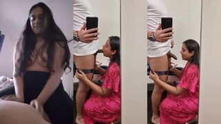 Beautiful Wife Nude Captured Giving Blowjob Taking Cum On Boobs