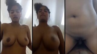 Horny Girl Riding on Lover Dick